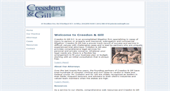 Desktop Screenshot of creedongill.com